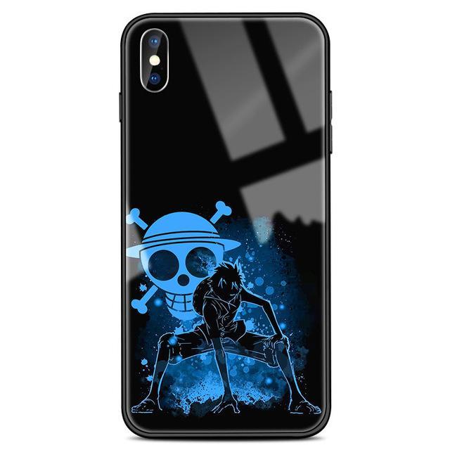 Coque One Piece iPhone<br> Monkey D. Luffy (Verre Trempé) - STREETWEAR