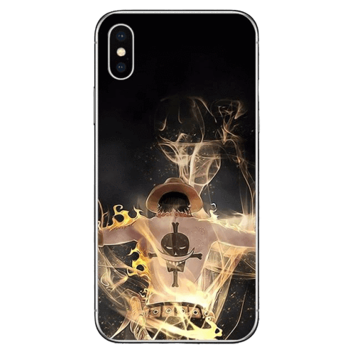 Coque One Piece iPhone<br> Ace Poings Ardents - STREETWEAR
