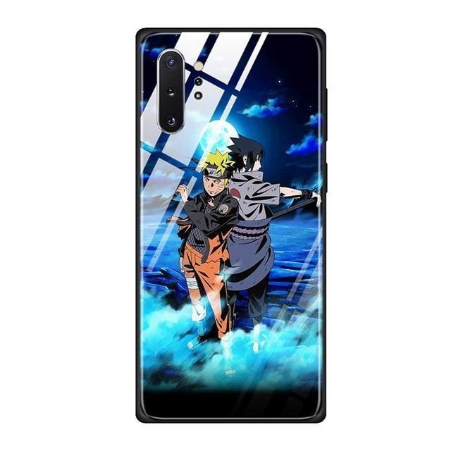 Coque Naruto Samsung<br> Naruto et Sasuke (Verre Trempé) - STREETWEAR