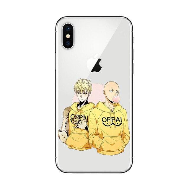 Coque One Punch Man iPhone<br> Genos & Saitama Oppai - STREETWEAR