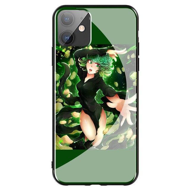 Coque One Punch Man IPhone<br> Tornade Tragique (Verre Trempé) - STREETWEAR