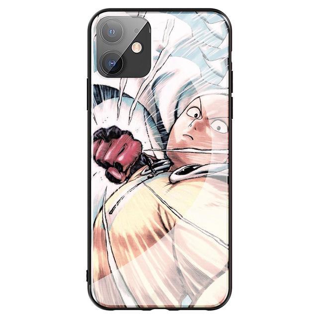 Coque One Punch Man IPhone<br> Frappe (Verre Trempé) - STREETWEAR