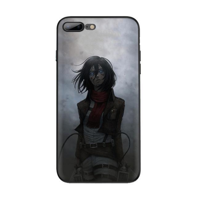 Coques Attaque des Titans iPhone<br> Mikasa Fan Art - STREETWEAR