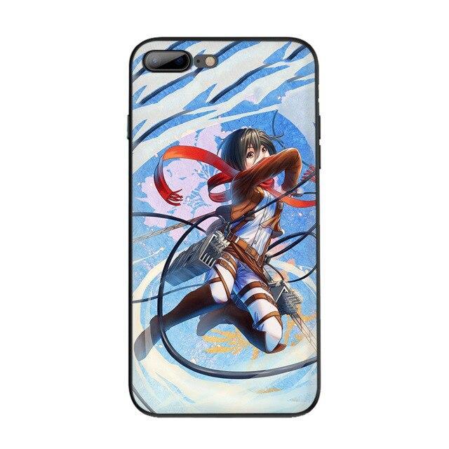 Coques Attaque des Titans iPhone<br> Mikasa Tridimensionnel - STREETWEAR