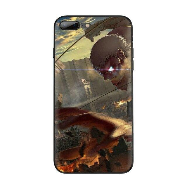 Coques Attaque des Titans iPhone<br> Titan Cuirassé - STREETWEAR