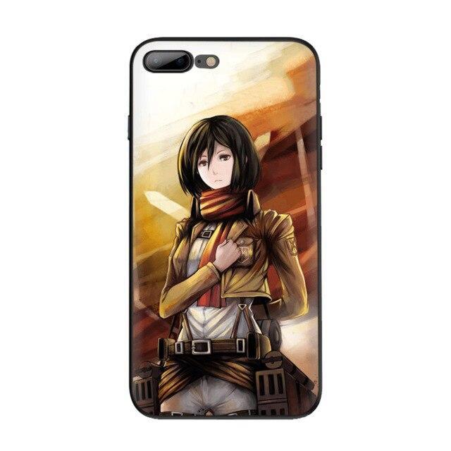 Coques Attaque des Titans iPhone<br> Mikasa Bataillon - STREETWEAR