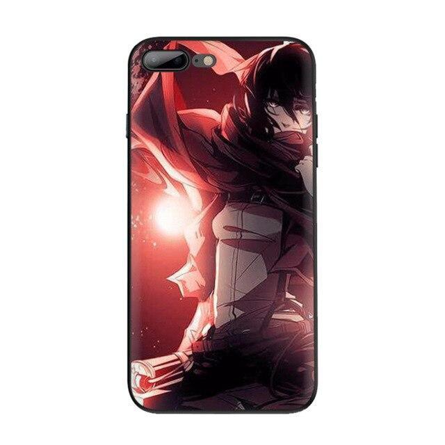 Coques Attaque des Titans iPhone<br> Mikasa Ackerman - STREETWEAR