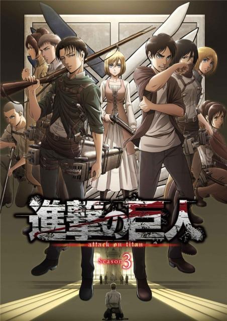 Poster Attaque des Titans Levi et Eren