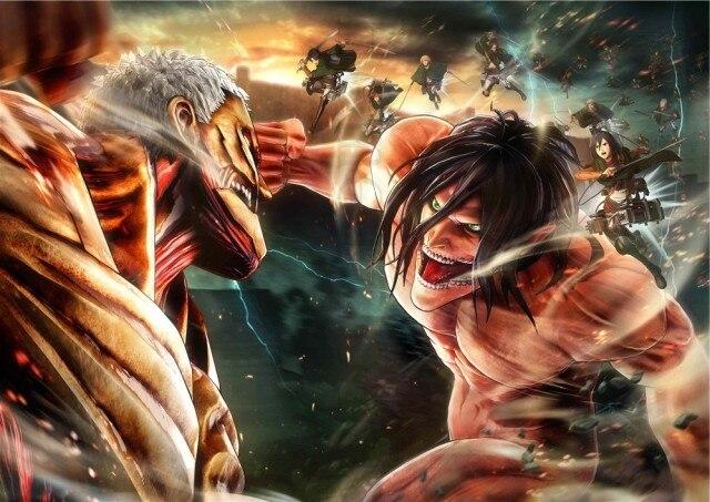 Poster Attaque des Titans Levi et Eren