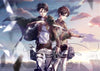 Poster Attaque des Titans Levi et Eren