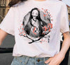 T-Shirt Femme Demon Slayer - Nezuko noir et blanc - Streetwear Style