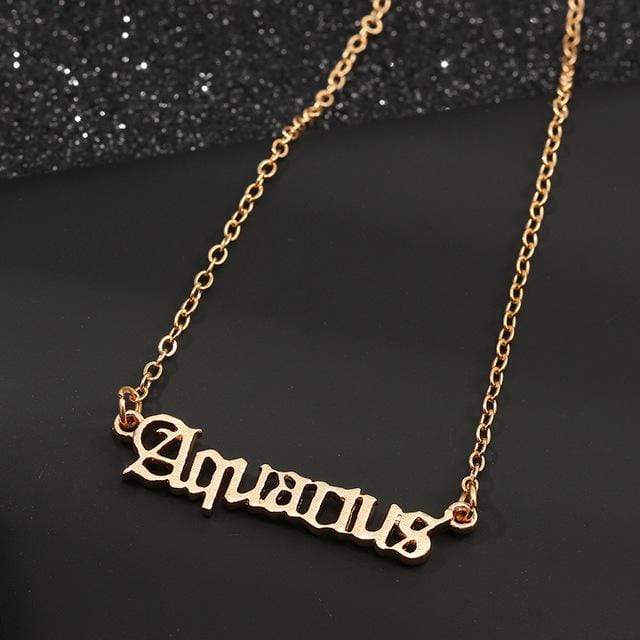 COLLIER ZODIAC SIGN