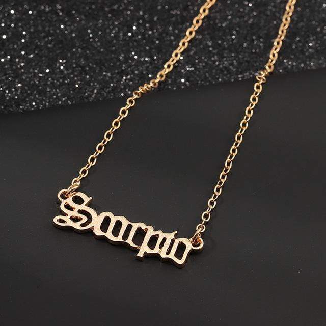 COLLIER ZODIAC SIGN