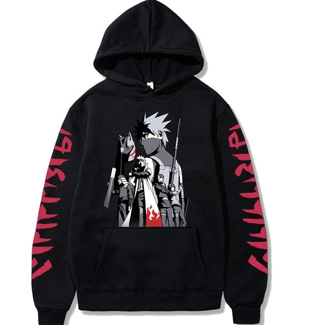 Hoodie Naruto Kakashi & cie - Streetwear Style