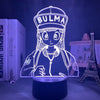 Lampe Led 3D Dragon Ball - Bulma