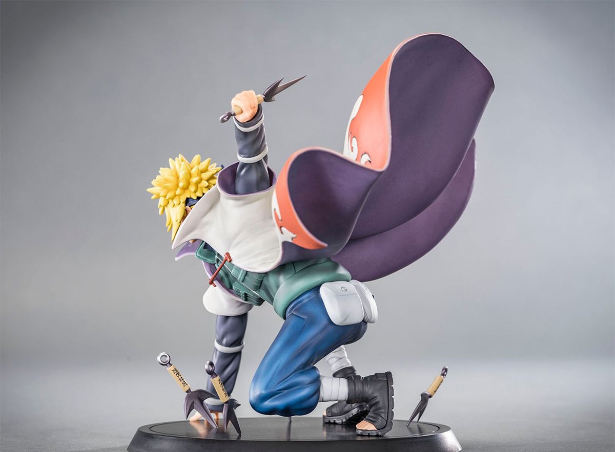 Figurine Naruto Minato L'éclair Jaune de Konoha - Streetwear Style