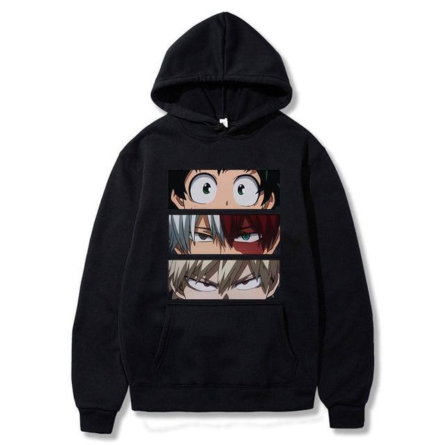 Hoodie Imprimé My Hero Academia Deku Bakugo Shoto - Streetwear Style