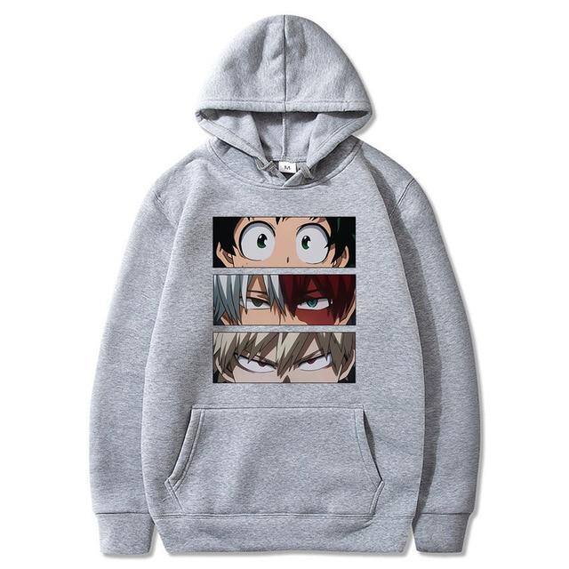 Hoodie Imprimé My Hero Academia Deku Bakugo Shoto - Streetwear Style