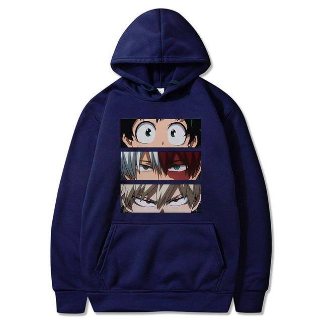 Hoodie Imprimé My Hero Academia Deku Bakugo Shoto - Streetwear Style