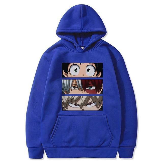 Hoodie Imprimé My Hero Academia Deku Bakugo Shoto - Streetwear Style