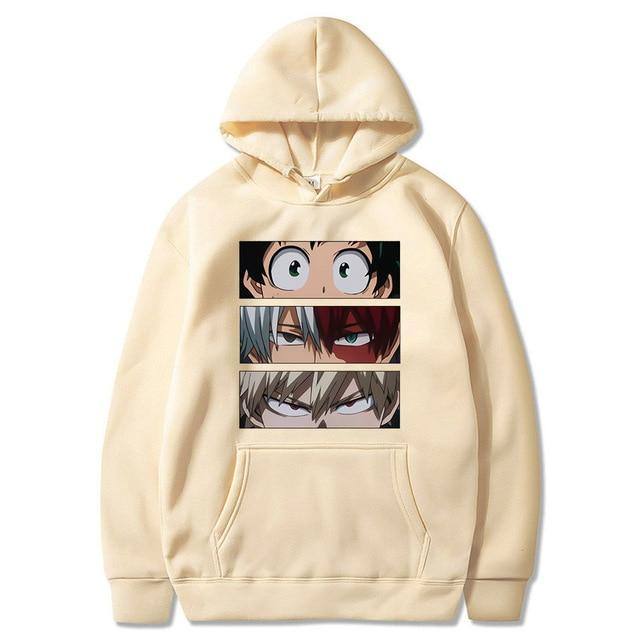 Hoodie Imprimé My Hero Academia Deku Bakugo Shoto - Streetwear Style