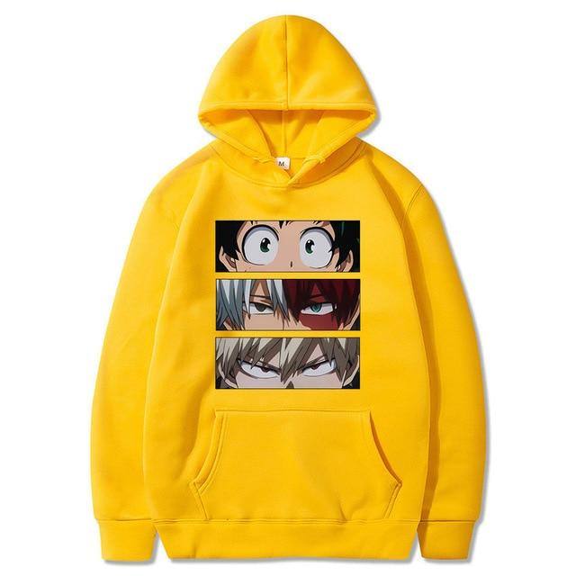 Hoodie Imprimé My Hero Academia Deku Bakugo Shoto - Streetwear Style