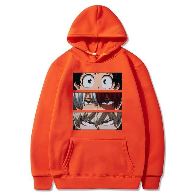 Hoodie Imprimé My Hero Academia Deku Bakugo Shoto - Streetwear Style