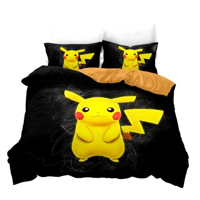 Housse de Couette Pokemon Noir