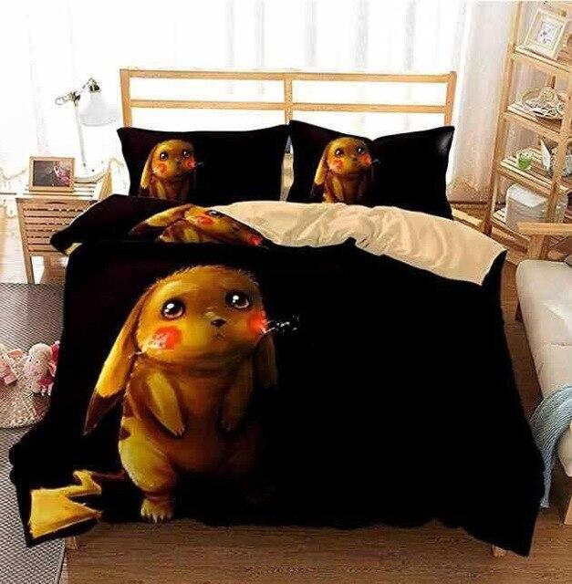 Housse de Couette Pokemon Noir