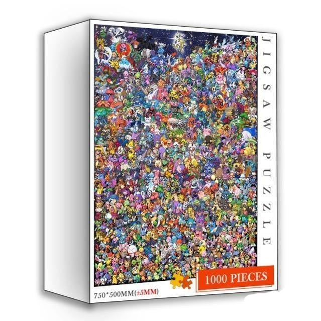 Puzzle Pokémon 1000 Pièces - Streetwear Style