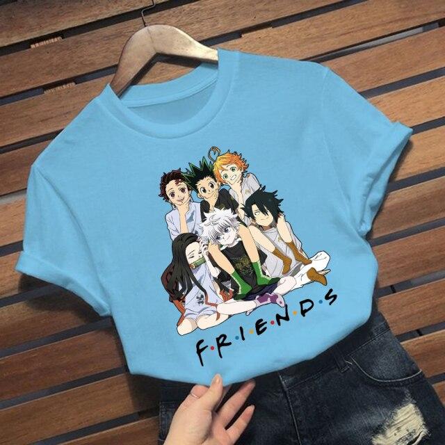 T-Shirt Femme - Demon Slayer, HxH, The Promised Neverland - Streetwear Style