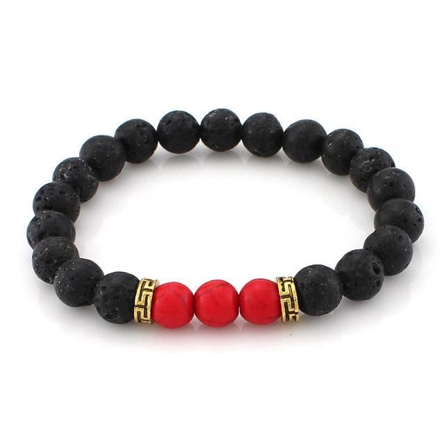 Bracelet   EARTH - Rouge - Boutique en ligne Streetwear