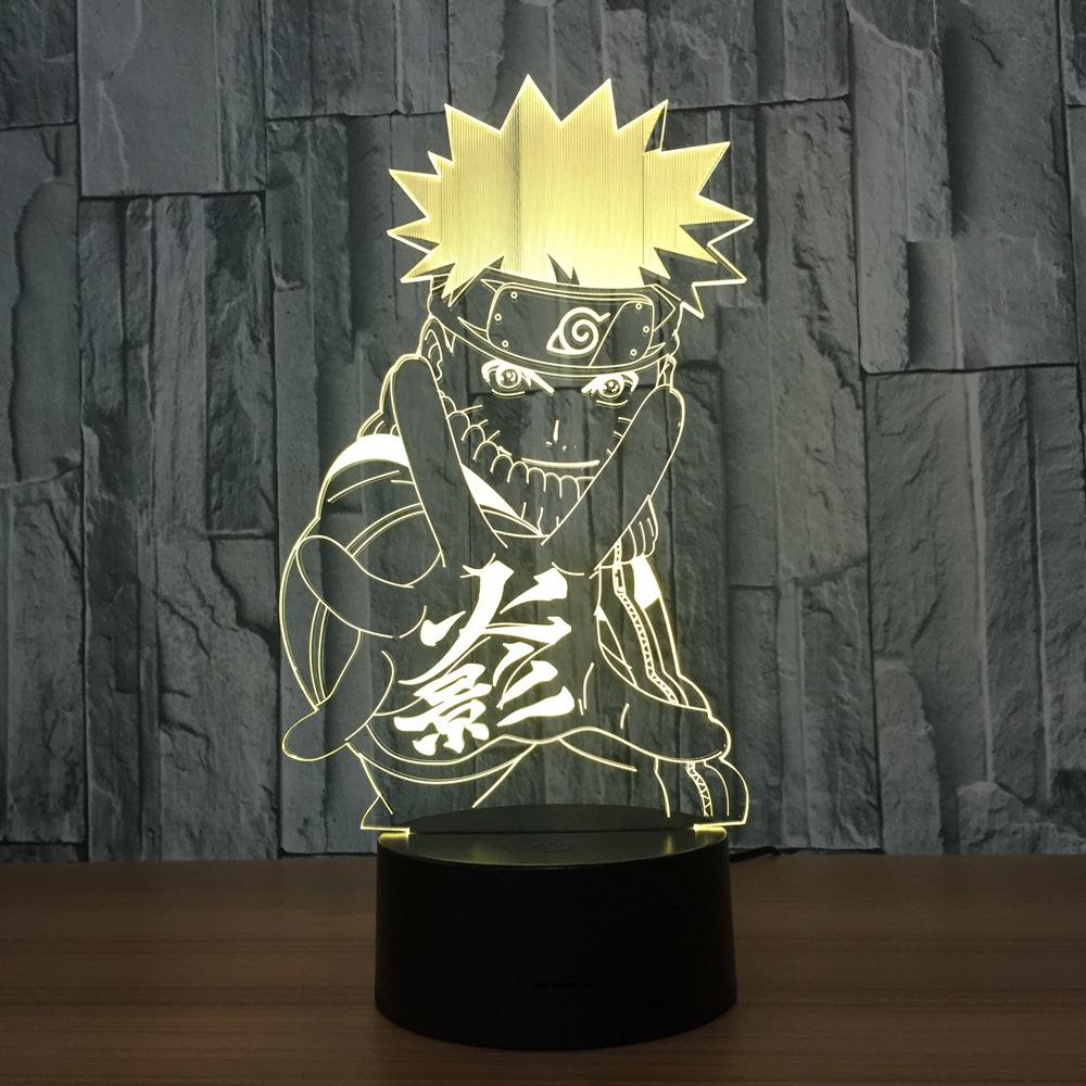 Lampe Acrylique Naruto Uzumaki