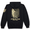 Sweat zippé Attaque des Titans <br>Bataillon d'exploration - Streetwear Style