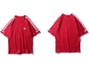 T-shirt imprimé US - Rouge / S - Boutique en ligne Streetwear