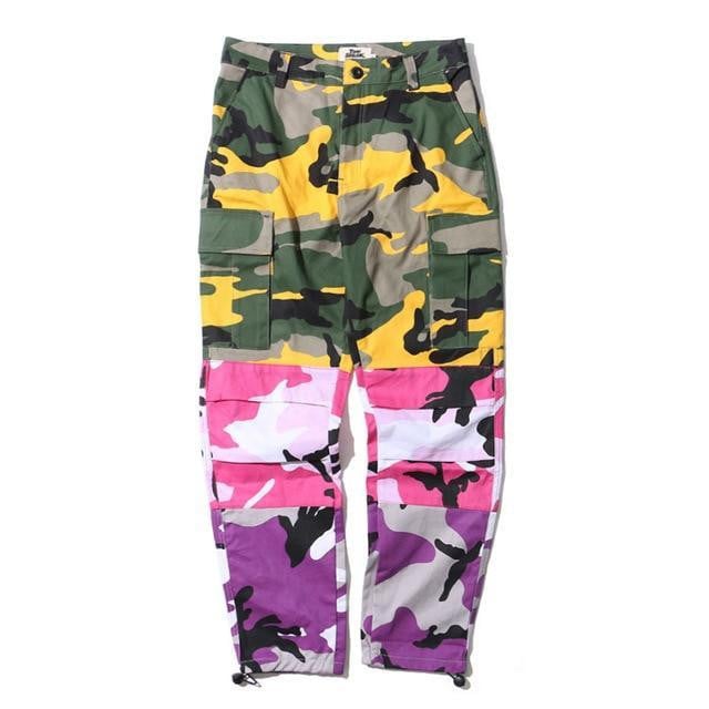 Pantalon CAMO PATCHWORK - A / S - Boutique en ligne Streetwear