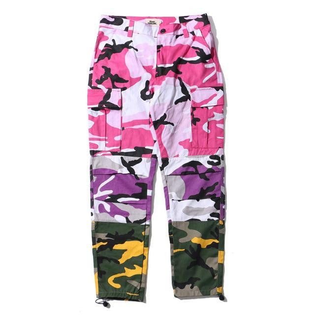 Pantalon CAMO PATCHWORK - B / S - Boutique en ligne Streetwear