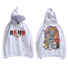 Sweat Hoodie LIFE CLUB - Blanc / M - Boutique en ligne Streetwear