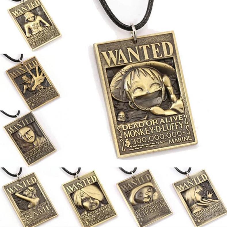 Collier One Piece<br> Wanted - STREETWEAR
