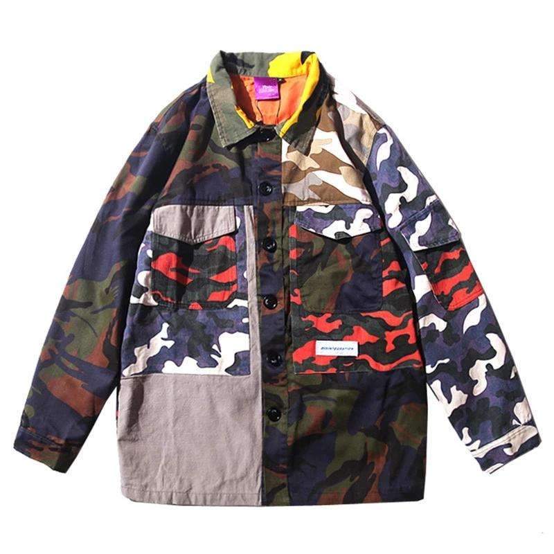 VESTE PATCH CAMO