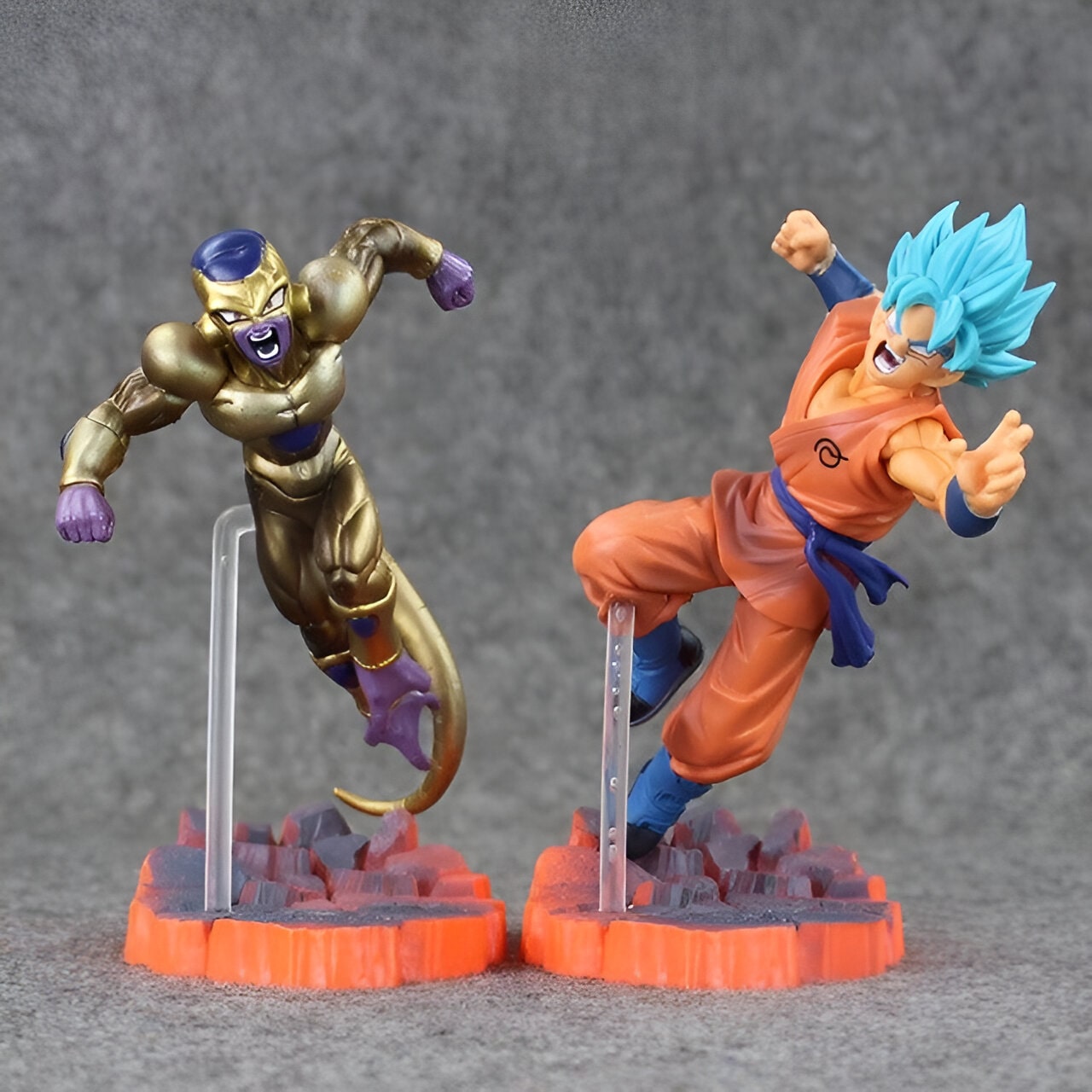 Figurine Golden Freezer vs Goku Dragon Ball Z - DBZ