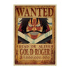 Poster One Piece Wanted<br> Gol D. Roger - Streetwear Style