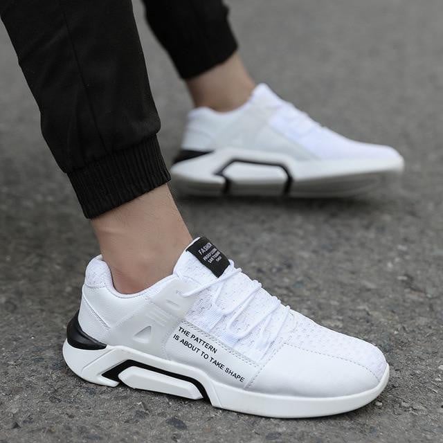 Sneakers RVX SMOOTH - Blanc / 39 - Boutique en ligne Streetwear
