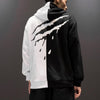 Sweat Hoodie SAVAGE - Blanc / XS - Boutique en ligne Streetwear