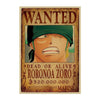 Poster One Piece Wanted<br> Zoro - Streetwear Style