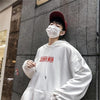 Sweat Hoodie KYOTO - Blanc / M - Boutique en ligne Streetwear
