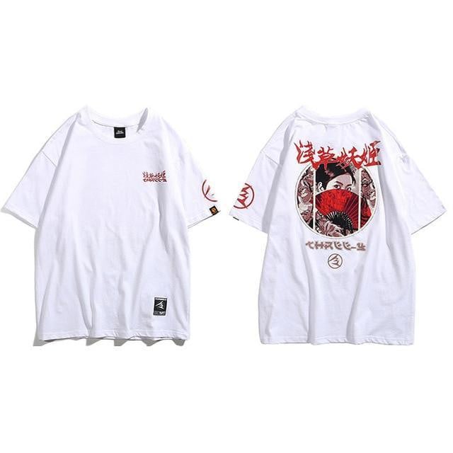 T-shirt BANZAI - Blanc / M - Boutique en ligne Streetwear