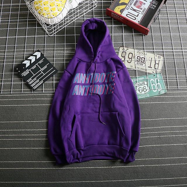 Hoodie antidote - violet / XS - Boutique en ligne Streetwear