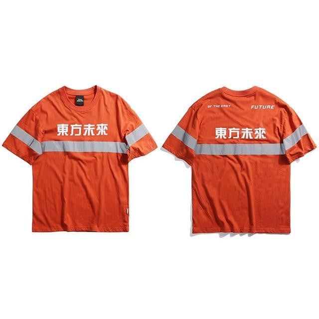 T-shirt FLASH - Orange / M - Boutique en ligne Streetwear