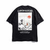 T-shirt imprimé LAW OF NATURE - Noir / M - Boutique en ligne Streetwear